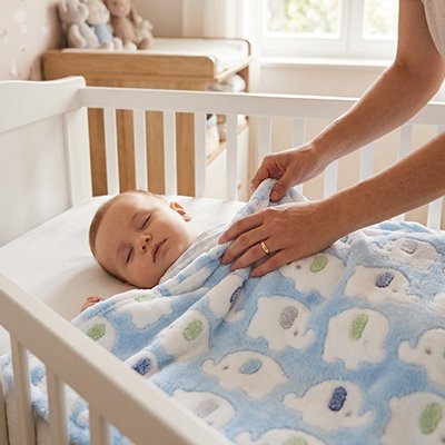 couverture bébé entretien facilité