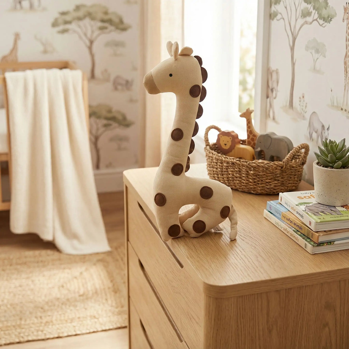 doudou girafe décore chambre
