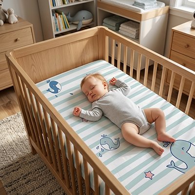 Drap housse lit bébé nettoyage simple