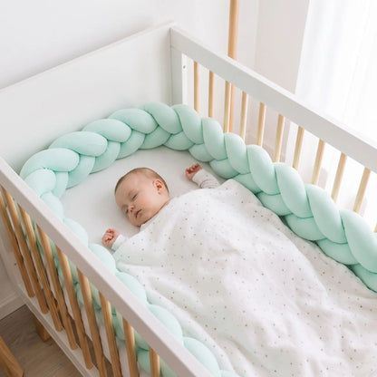 Tresse de lit 3 brins vert pâle plusieurs longueurs