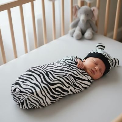 bébé dort dans sa Couverture d emmaillotage 