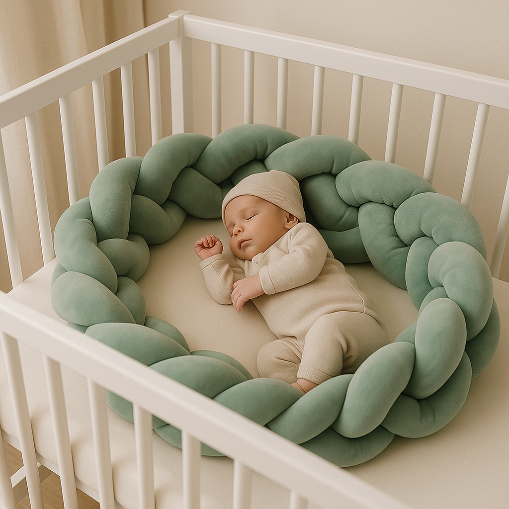 BEBE DORT PAISIBLEMENT AVEC SA TRESSE DE LIT BEBE