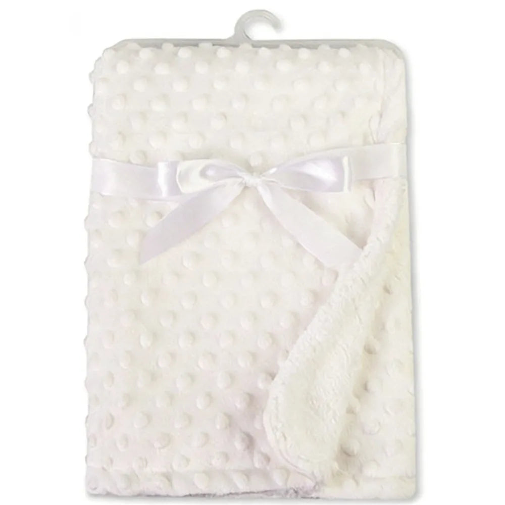 couverture bébé blanche