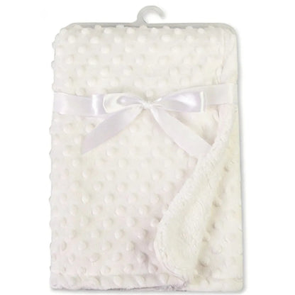 couverture bébé blanche