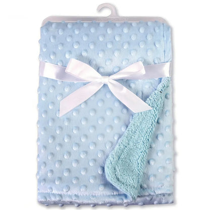 couverture bébé bleu ciel
