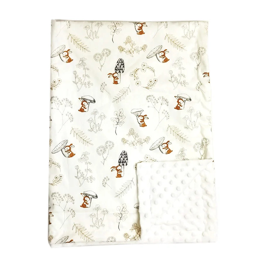 couverture bebe polaire nuits douces écureuil