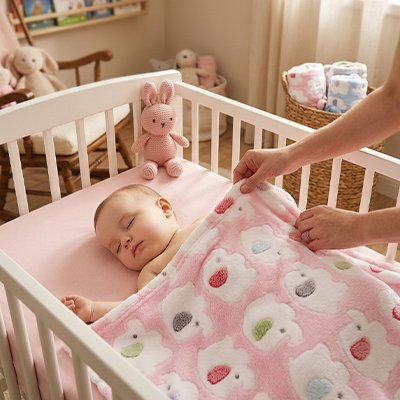 couverture bébé ultra douce