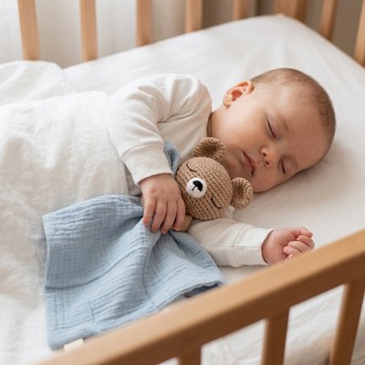 Doudou bebe coloris neutre