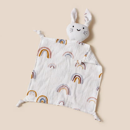 Doudou bebe Margot arc en ciel