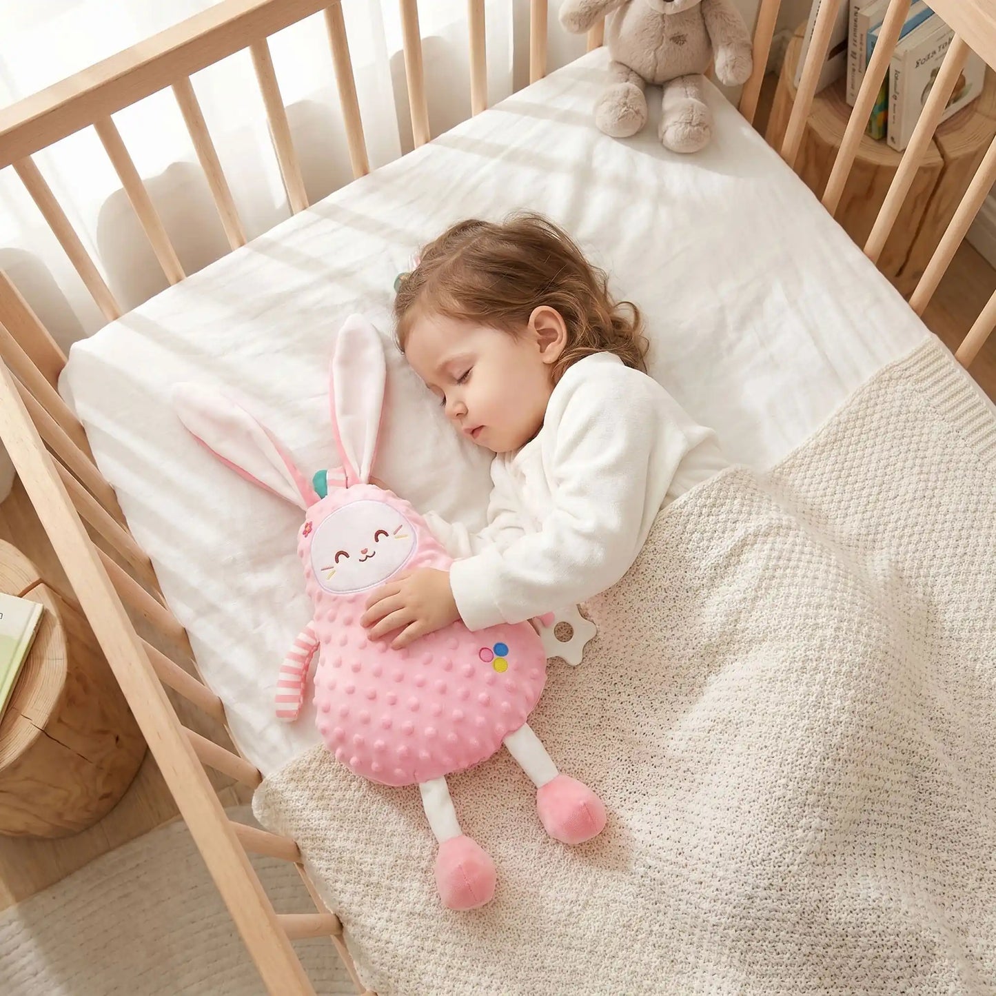 doudou bébé mia tissu minky