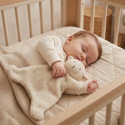 Doudou bebe sécurisant