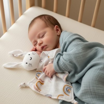 Doudou lapin adapté