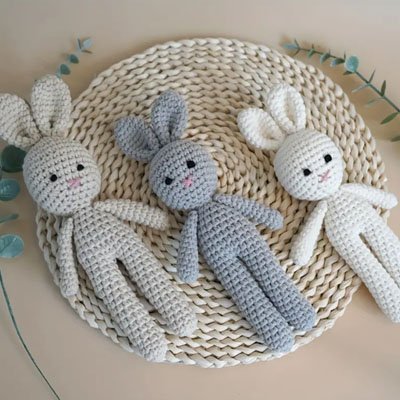 Doudou lapin souvenir