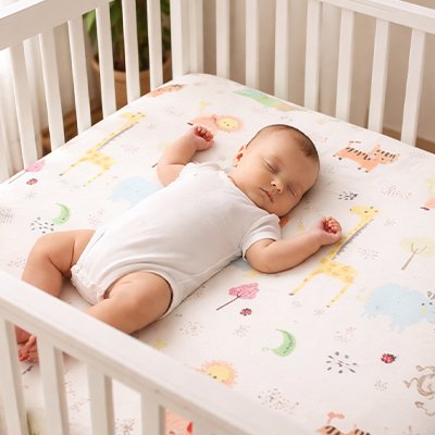 Drap housse lit bebe avec élastique