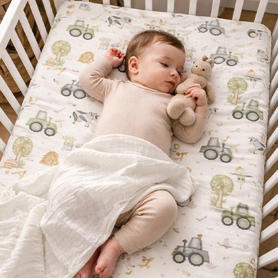 Drap housse lit bébé maintien garantit