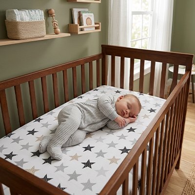 Drap housse lit bebe maintien optimal