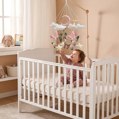 Mobile bébé faon stimulation sensorielle