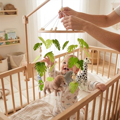 Mobile pour bébé savane