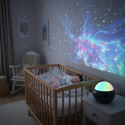 Projecteur veilleuse rotatif