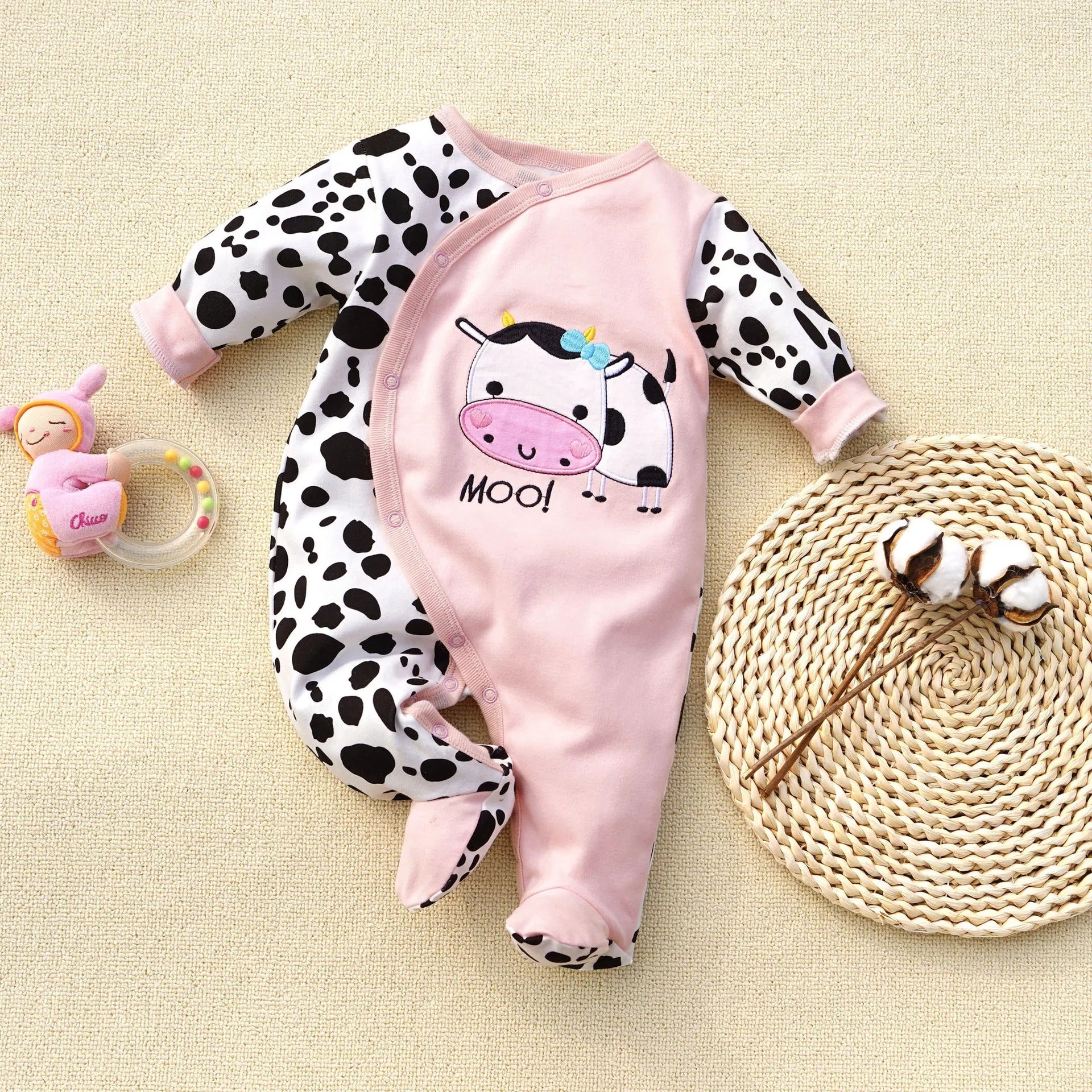 pyjama bébé fille douceur coton vache