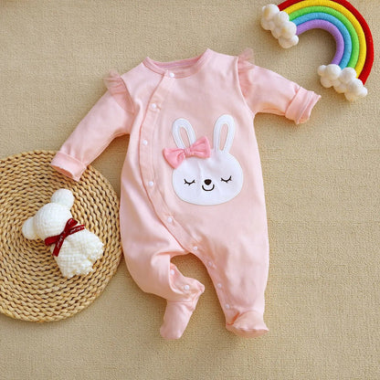 pyjama bébé fille lapin mignon détails craquants