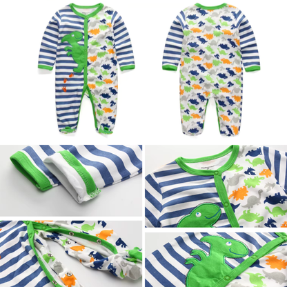 pyjama bebe garcon coton doux pressions details