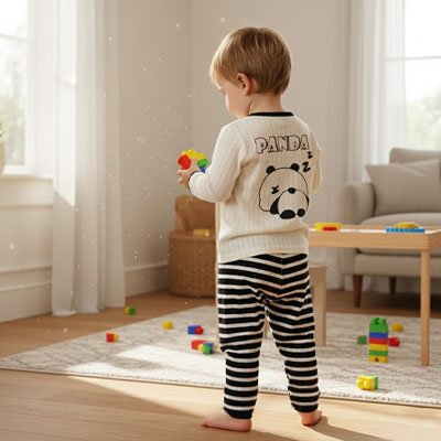 Pyjama bebe motif panda