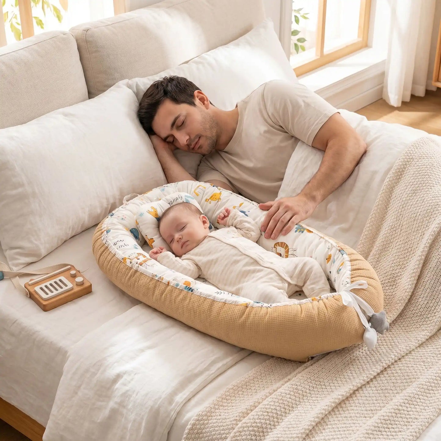 réducteur de lit pour bebe animaux de la jungle rassurant