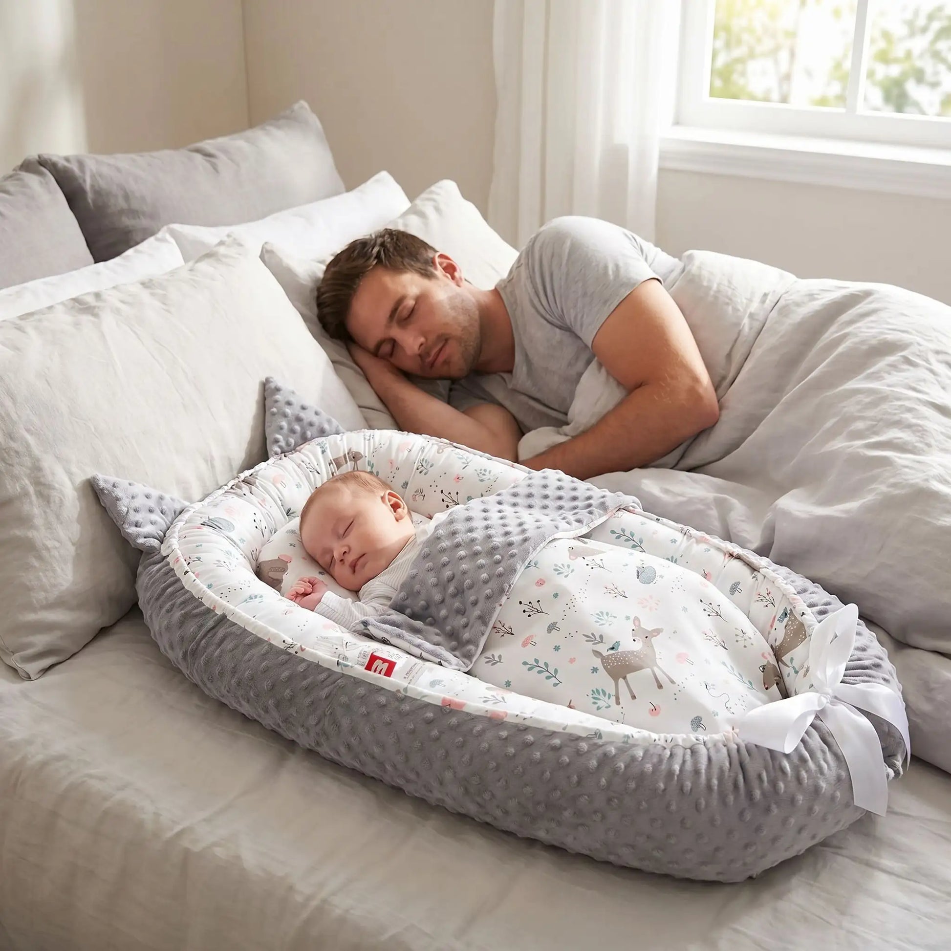 réducteur de lit pour bébé cerf des prairies nuits sereines