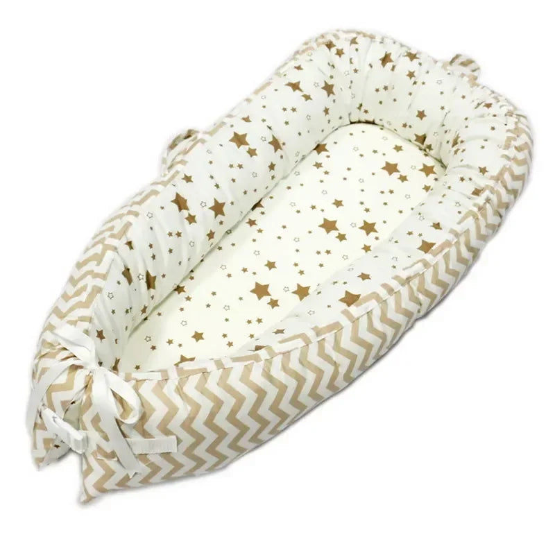 réducteur de lit pour bebe étoile beige