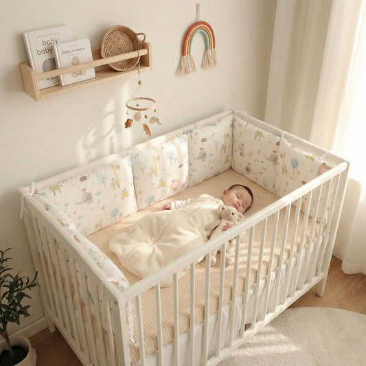 Tour de lit bébé | Animaux enfantins