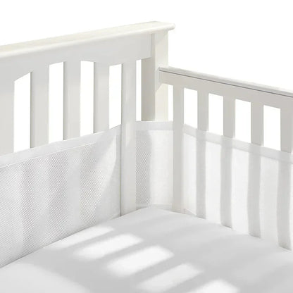 tour de lit respirant blanc
