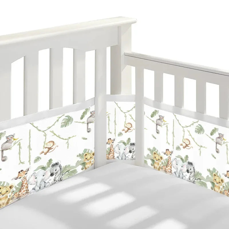 tour de lit respirant jungle