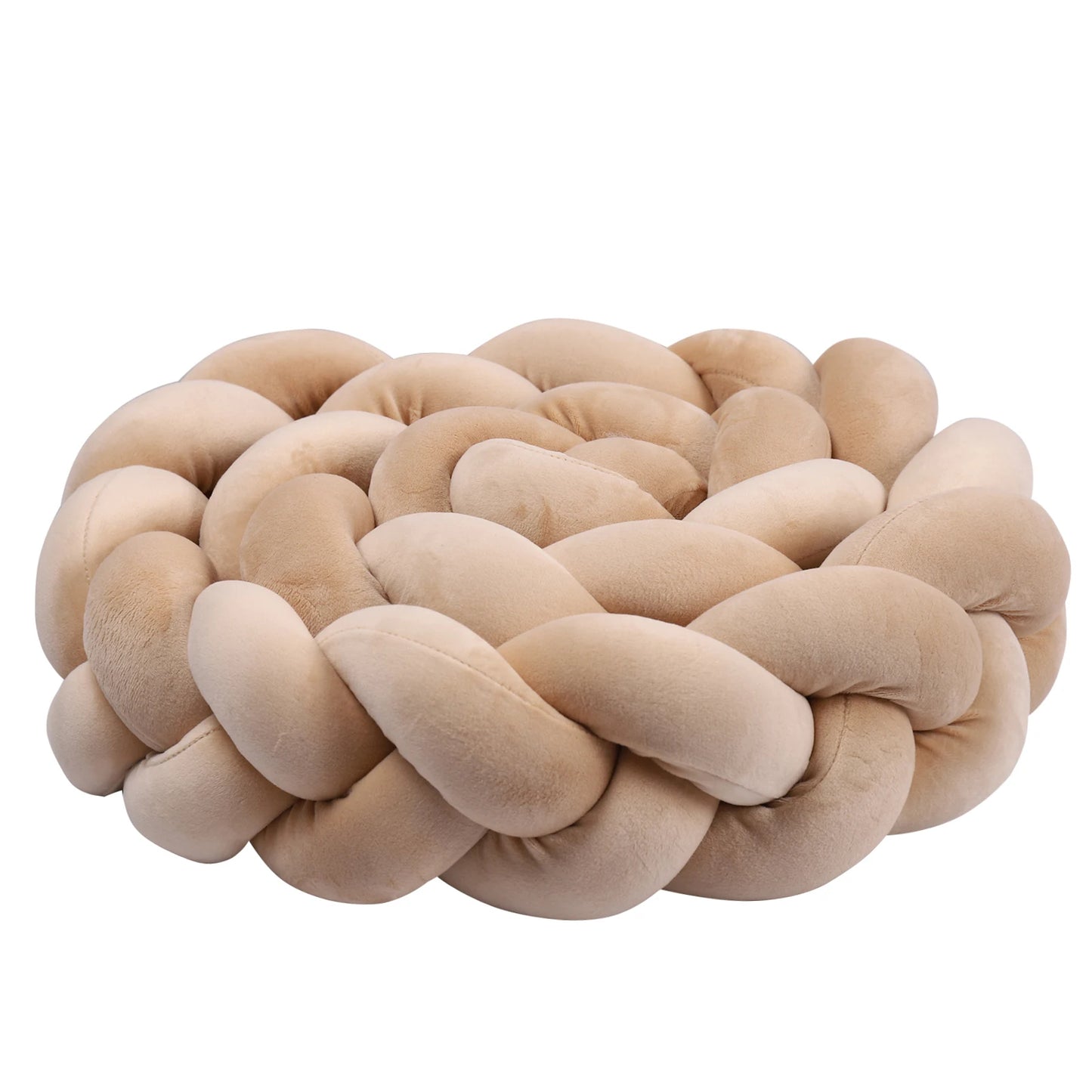 tresse de lit 3 brins marron clair