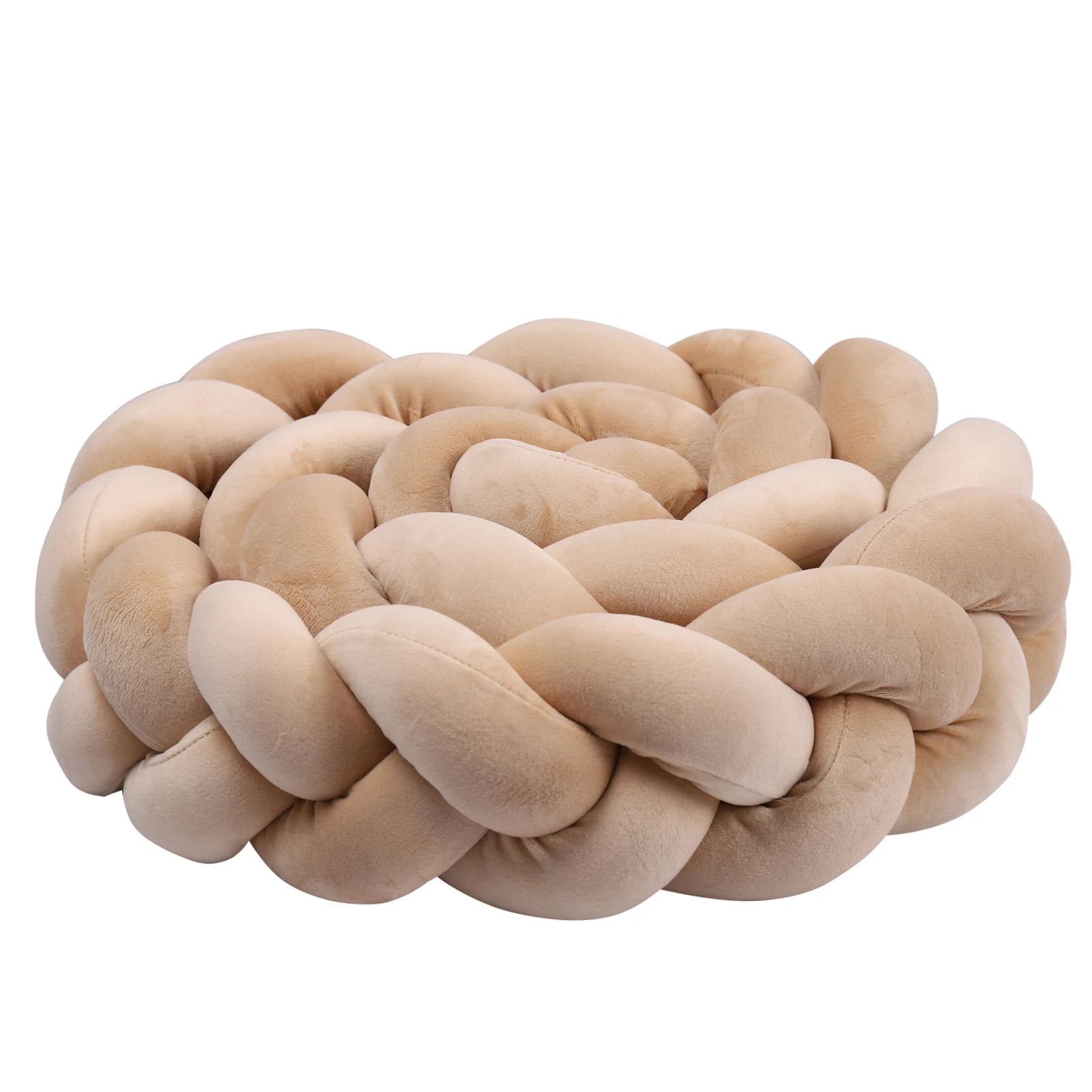 tresse de lit 3 brins marron clair