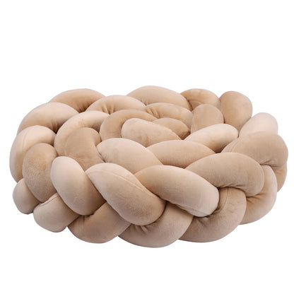 tresse de lit 3 brins marron clair