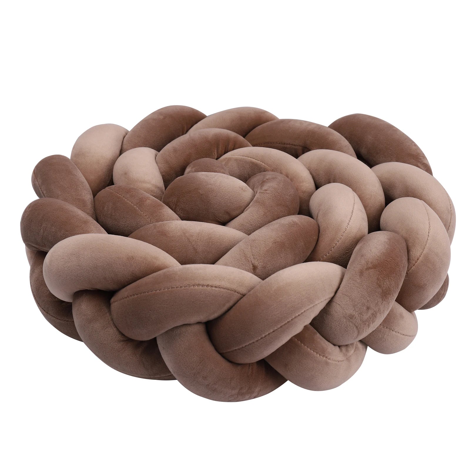 tresse de lit 3 brins marron