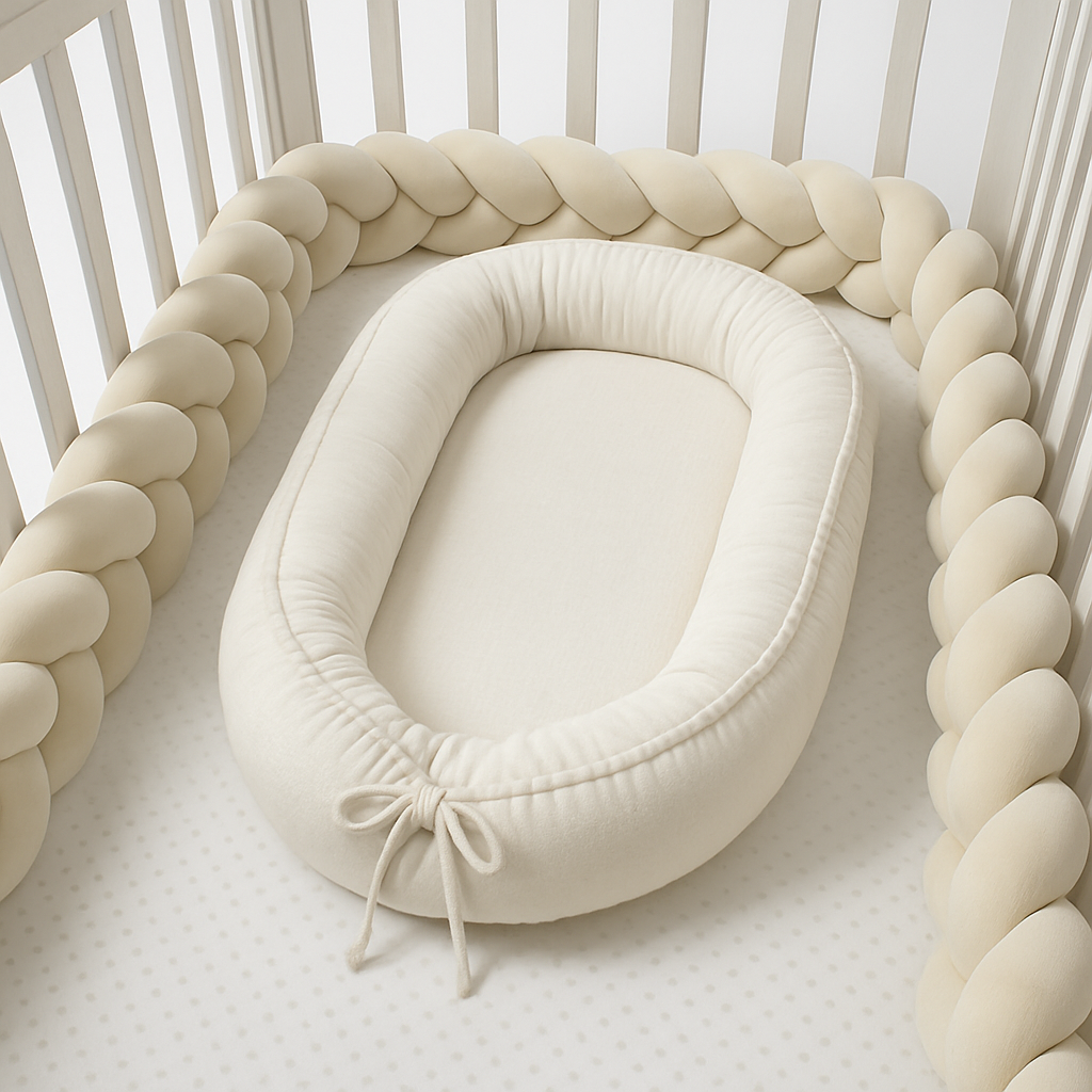 TRESSE DE LIT BEBE BEIGE
