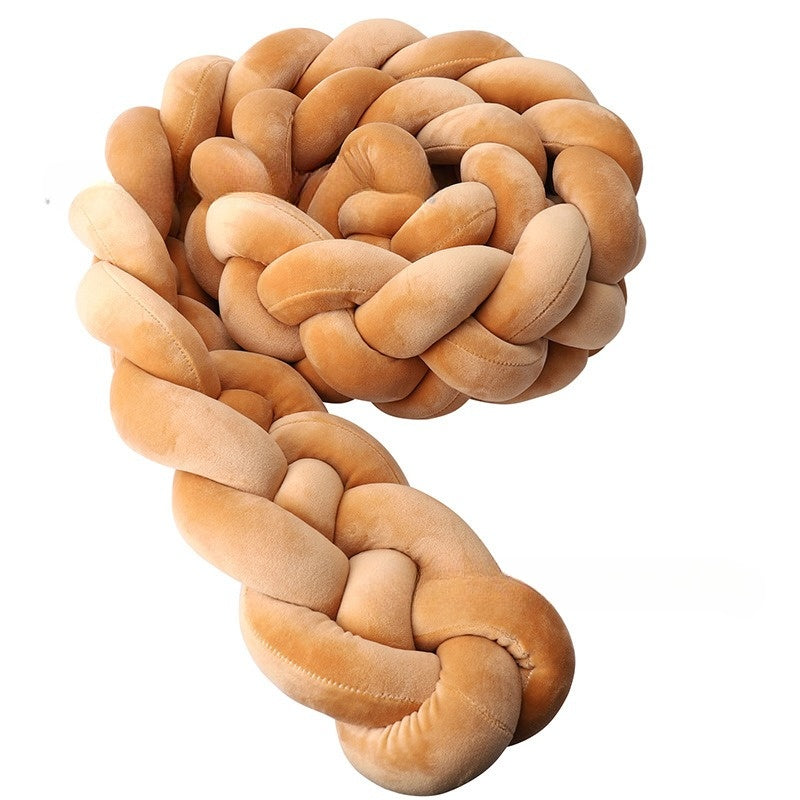 tresse de lit bebe caramel brun