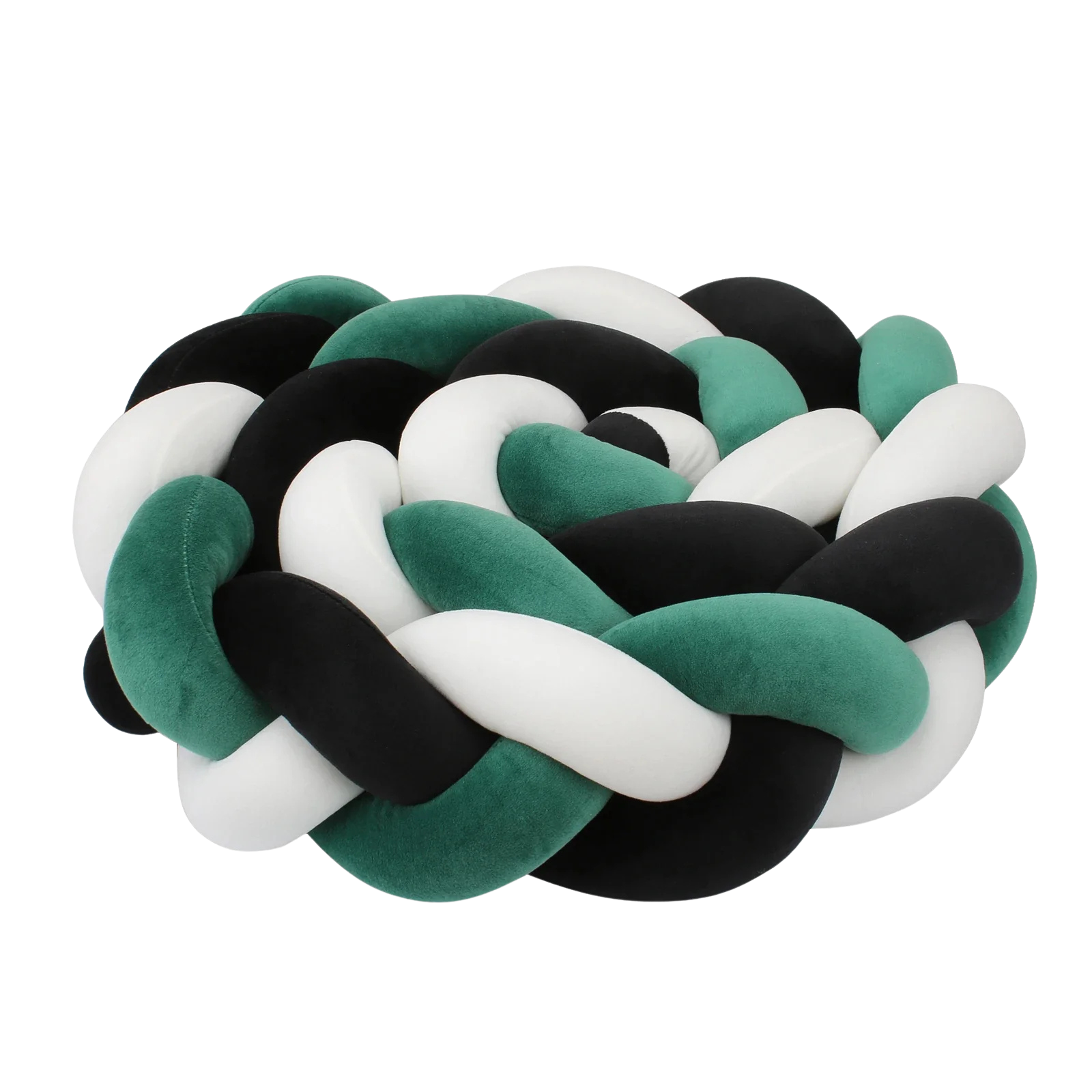 TRESSE DE LIT BEBE VERT BLANC NOIR