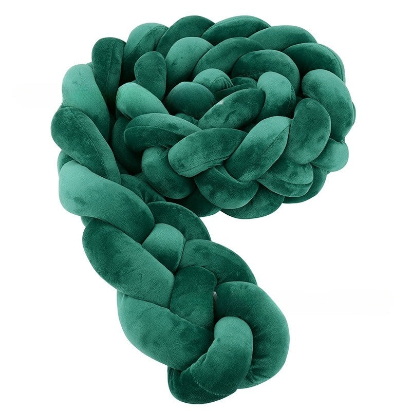 tresse de lit vert emeraude