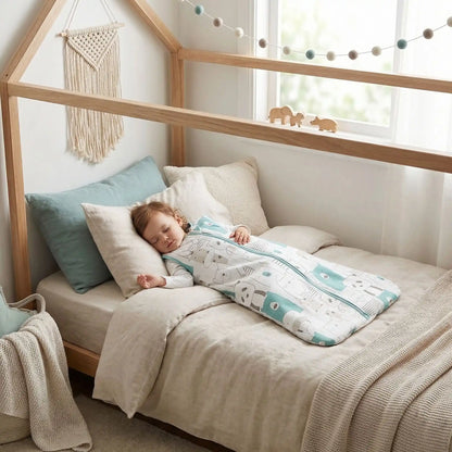 turbulette bébé dort lit cabane