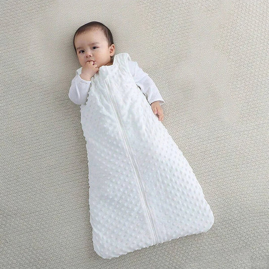 turbulette bebe polaire blanche