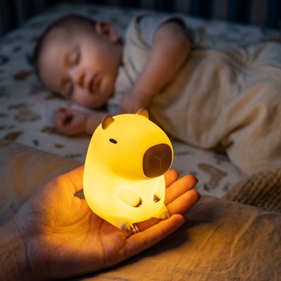 Veilleuse bébé hamster sécurisée