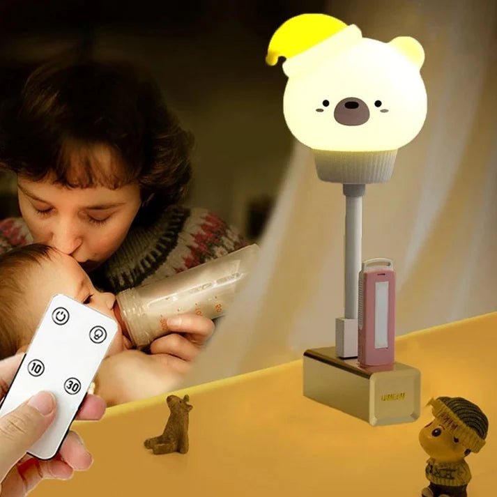 Veilleuse Bébé SweetDream Ours télécommande