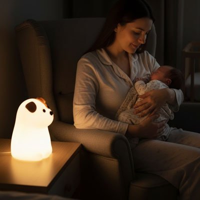 Veilleuse de nuit chien nomade
