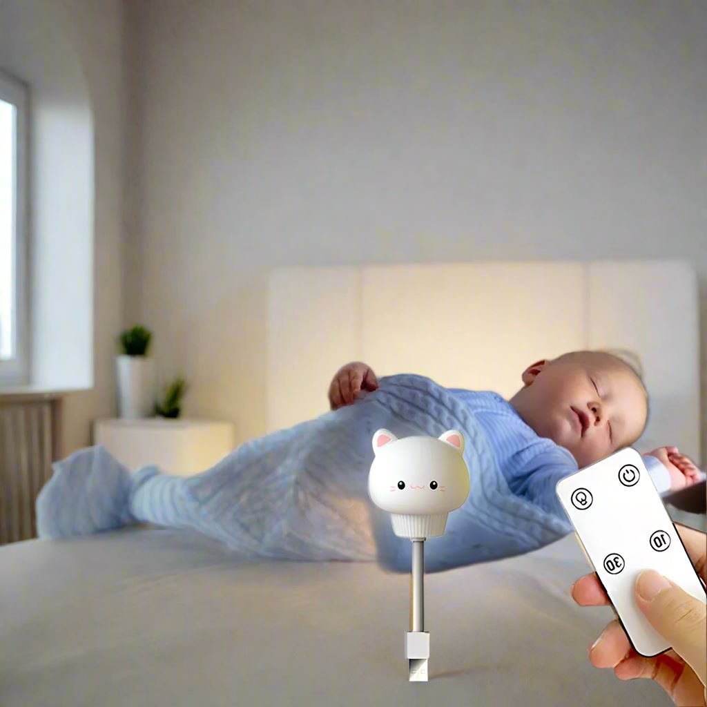 veilleuse enfant sweetdream chat télécommande