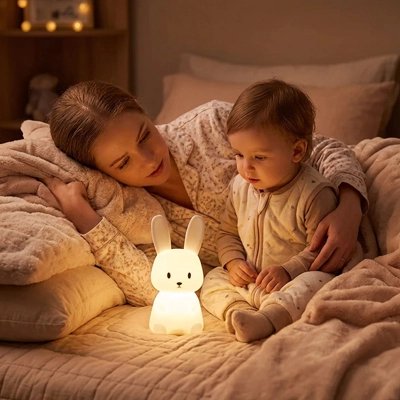 Veilleuse lapin lumière douce