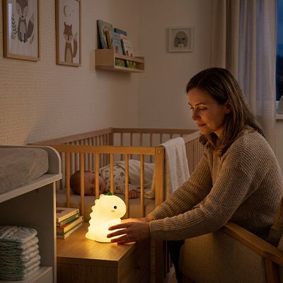 Veilleuse pour bebe drolanimo éclairage tamisé