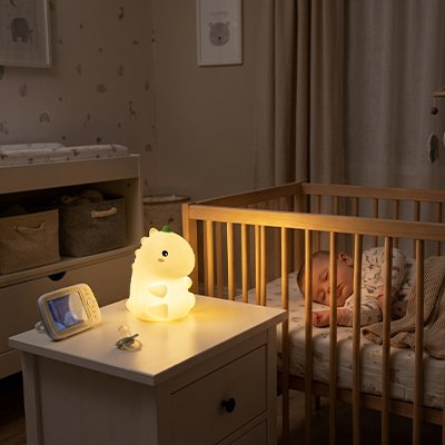 Veilleuse pour bebe drolanimo sur batterie